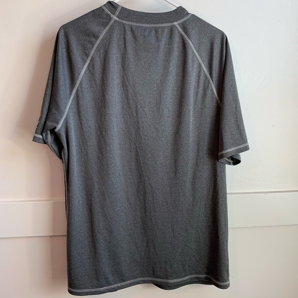 Speedo Block The Burn Gray Short Sleeve Shirt - Picture 3 of 8